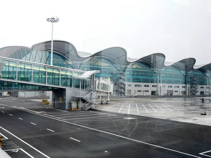 Tinggi naékna Airport Steel Struktur Gedong